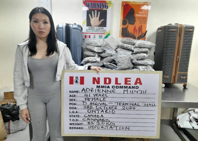 Canadian Lady Bags 11 Years Imprisonment For Importing Illicit Drug Into Nigeria