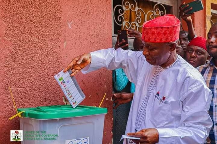 PICTORIAL: Gov Yusuf, Kwankwaso Cast Votes In Kano LG Elections 1 WhatsApp Image 2024 10 26 at 20.48.05