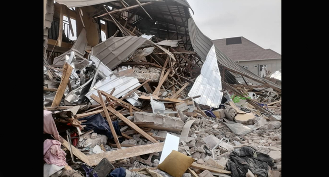 8 Construction Workers Rescued In Collapses Lagos Building 1 building collapse