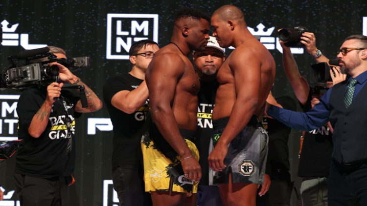 Ngannou Lighter Than Ferreira For ‘Battle Of Giants’