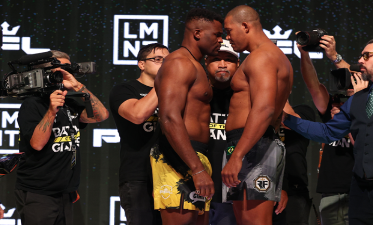 Ngannou Lighter Than Ferreira For ‘Battle Of Giants’