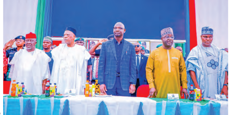 The Executive Governor of Nasarawa State, His Excellency, Engr. Abdullahi A. Sule hosts All Progressives 
Congress (APC), Nasarawa State Expanded Critical Stakeholders Meeting at Alh. Aliyu Akwe Banquet 
hall, Government House, Lafia.