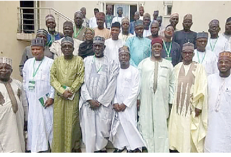 Yobe State HoS during a retreat on developing succession plan document