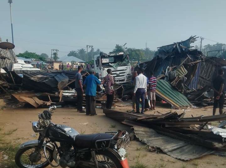 Another scene of the Akwa Ibom accident