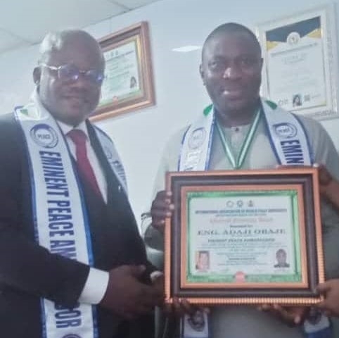 Obaje Appointed As IAWPA Eminent Peace Ambassador 1 IAWPA
