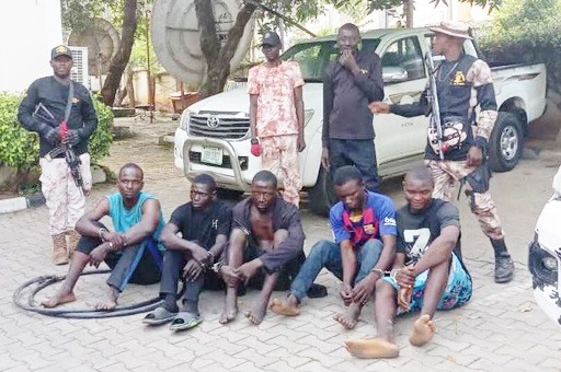 5 Paraded Over Alleged Vandalism Of Streetlights In Abuja 1 IMG 20241101 WA0013