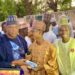 PICTORIAL: Gombe Man Who Travelled To Abuja On Bicycle Receives Car, N700,000 Cash Gift