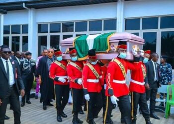 PICTORIAL: Jonathan, Akpabio, Govs, Others Bid Late Akwa Ibom First Lady Farewell