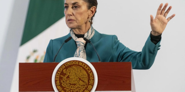 Mexican President Claudia Sheinbaum.