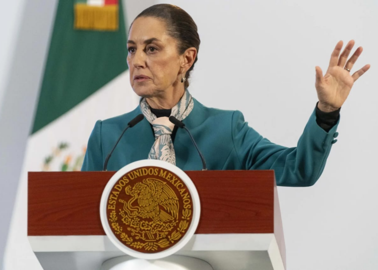 Mexican President Claudia Sheinbaum.