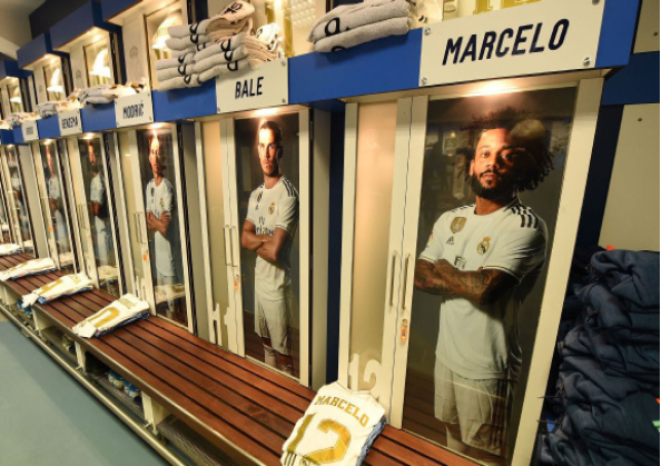 Real Madrid dressing room