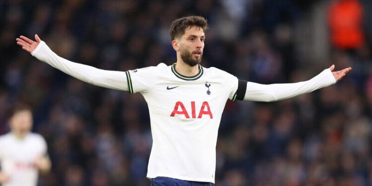 File photo dated 11-02-2023 of Tottenham midfielder Rodrigo Bentancur, who has returned to full training but is still weeks away from being in contention to play first-team football. Issue date: Friday October 20, 2023.