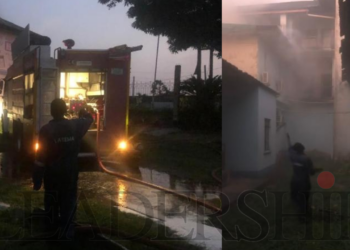 Fire Guts Section Of Radio Nigeria’s Building In Lagos