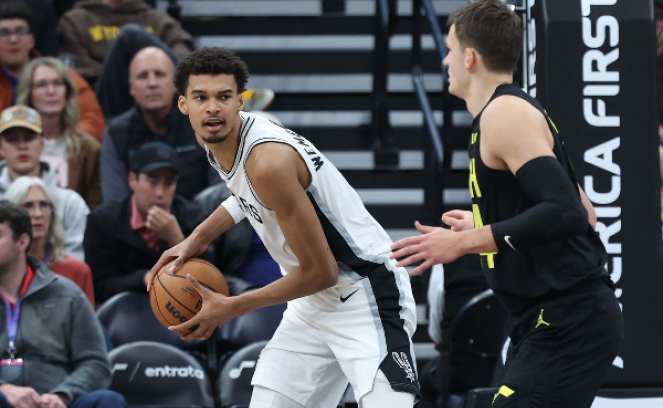 NBA: Wembanyama Hits Rare 5x5 As Spurs Defeat Jazz 1 Wembanyama