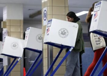 PICTORIAL: Voters Head To Polling Centres On US Election Day