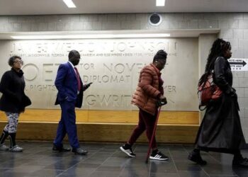 PICTORIAL: Voters Head To Polling Centres On US Election Day