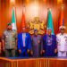 Matawalle Attends Decoration Ceremony of Newly Acting Chief of Army staff in villa