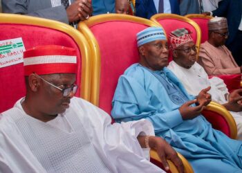 PICTORIAL: Kwankwaso Excited As VP Shettima, Obasanjo, Atiku, Abbas, Ministers, Govs, Others Grace Daughter’s Wedding
