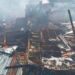 PICTORIAL: Millions Of Naira Goods Destroyed As Fire Guts Another Lagos Market 3 PICTORIAL: Millions Of Naira Goods Destroyed As Fire Guts Another Lagos Market