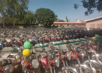 Senator Barau Donates 1,000 Motorcycles To Kano Police Command