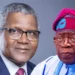 Dangote Hails Tinubu On Impact Of Crude For Naira Swap Deal