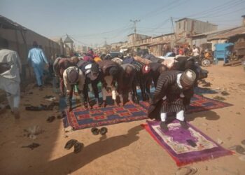 PICTORIAL: Business Owners Hold Special Prayers Over 70-day Power Outage In Kano
