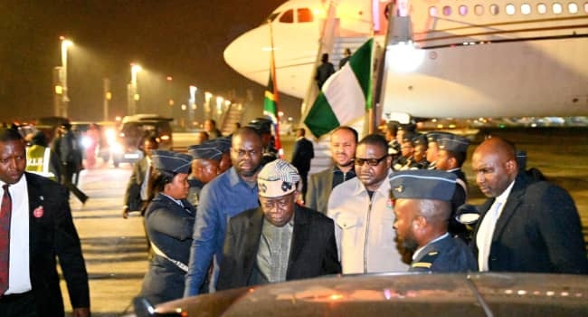 Tinubu Returns To Abuja After Visits To France, South Africa 1 IMG 20241204 WA0040