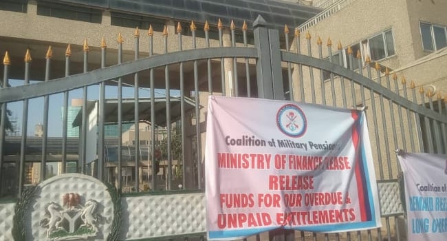 Ex-Soldiers Disrupt Activities At Finance Ministry Over Unpaid Entitlements 1 IMG 20241205 WA0010