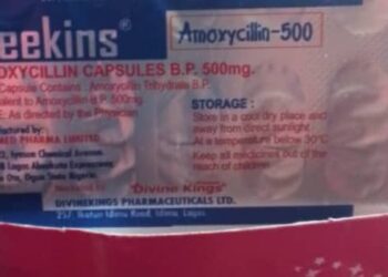 NAFDAC Recalls Deekins Amoxycillin 500mg Capsules