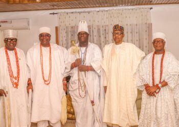 Ooni of Ife Visits Buhari, Says Former President Looking 30 Years Younger
