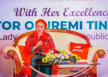 PICTORIAL: Ahead Christmas, Remi Tinubu Celebrates With Foster Children In Abuja