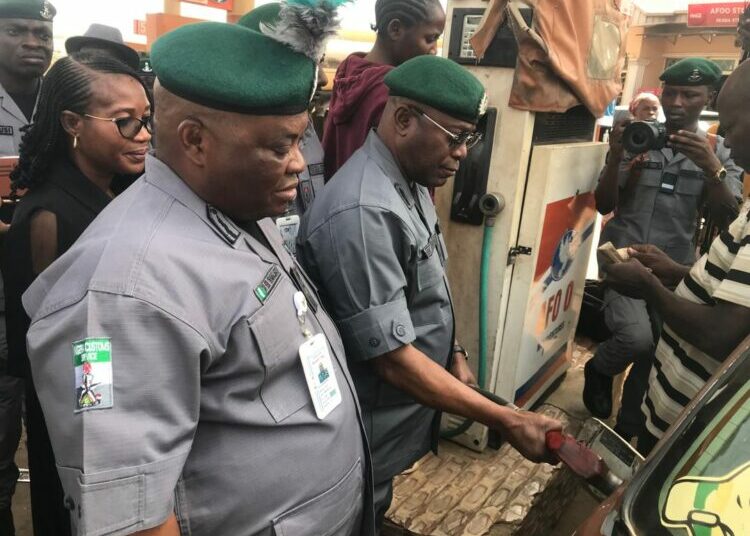 Customs Sells Petrol Seized From Smugglers To Oyo Residents At N630/Litre