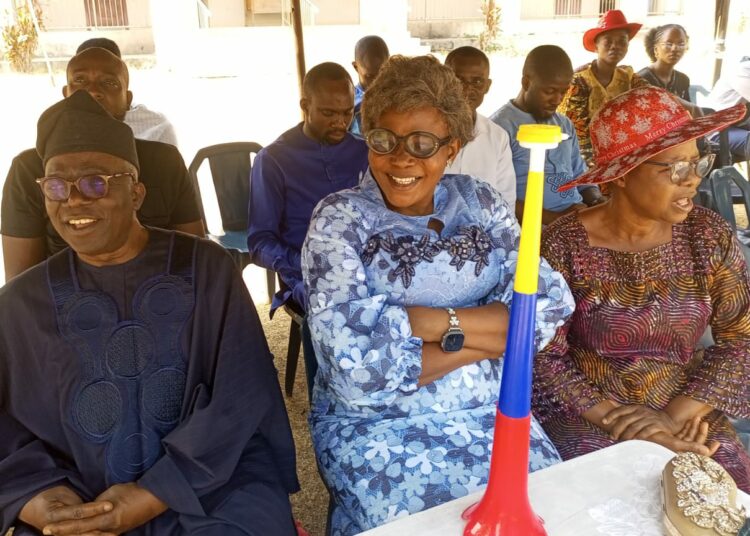 Left to Right: Mr. Femi Falana (SAN), Mrs. Funmi Falana (SAN) and Mrs. Bolanle Asubiojo.