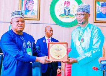 Governor Sule Gets SWAN Prestigious Icon Of Sports Award
