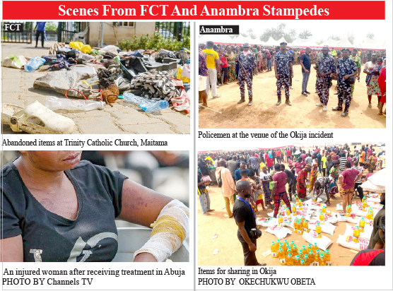 Security Agencies To Supervise Palliatives Distribution As 29 Die In Abuja, Anambra Stampedes 1 Scenes from FCT and Anambra stampedes
