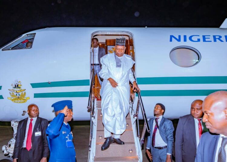 VP Shettima Returns To Abuja