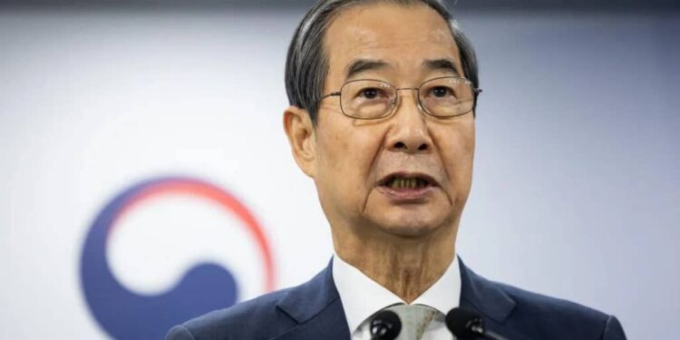 South Korean Prime Minister, Han Duck-soo.