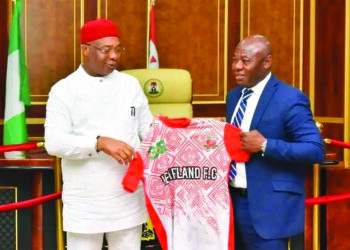 Gov Uzodimma Donates 3 Brand New Buses To Heartland FCs