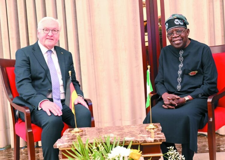 Tinubu To German Delegation: Energy, Solid Minerals Top Priority 1 Tinubu hosts German President Steinmeier in State House