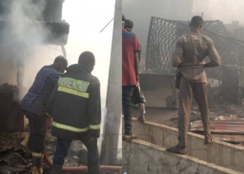 Fire Wreaks Harvoc At Popular Oyo Spare Parts Market
