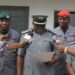 PICTORIAL: Customs Parades 2 Officers For Brutalising Civilian At Lagos Border