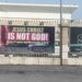 Controversial ‘Jesus Is Not God’ Banner At Lagos Mosque Sparks Outrage