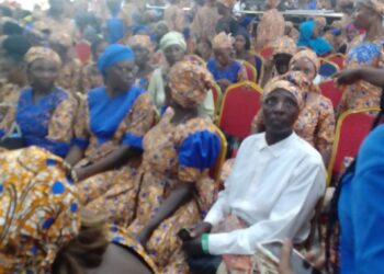 PICTORIAL: Enenche, Wife Donate Food Items To 540 Widows, 4,460 Others At Christmas