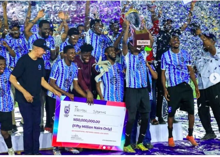 Primal Sporting Wins N50m In Thrilling BetKing Lagos Liga