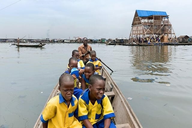 Yuletide: Foundation Donates New Boat For Pupils In Makoko Community Lagos 1 boatnaija
