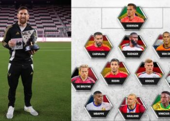 Messi Missing As Real Madrid, Man City Players Dominate 2024 FIFPRO Honours