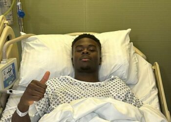 Saka Returns To Arsenal’s Training Group After Surgery