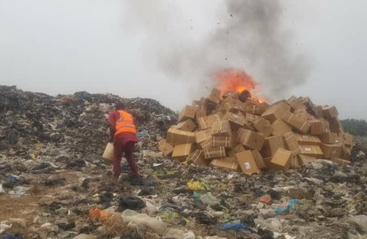 FG Begins Destruction Of 250 Containers Of Fake