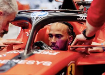 Hamilton Crashes Ferrari Car In Pre-Season Testing