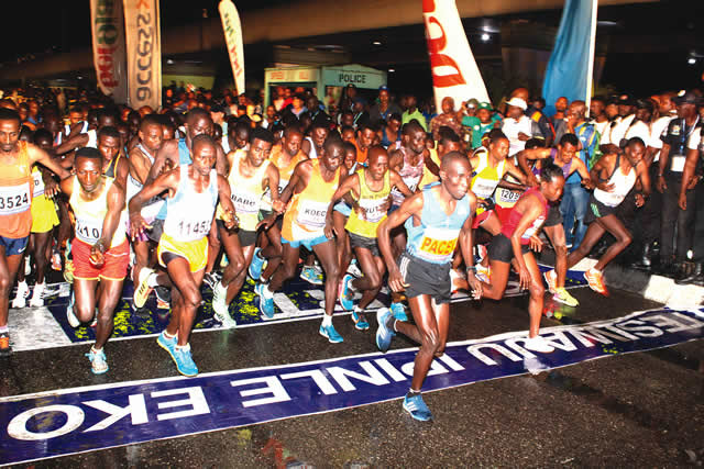 10th Access Bank Lagos City Marathon: Celebration Of Excellence, Says Organiser 1 Athletes at the 2018 Access Bank Lagos City Marathon at the National Stadium Surulere Lagos… on Saturday